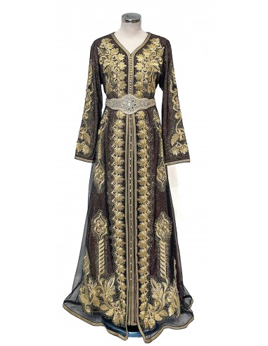 Caftan grande taille Roubaix Takchita Robe oriental Chic  - 4