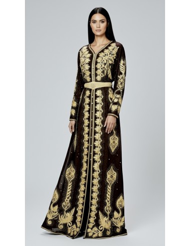 Caftan grande taille Roubaix Takchita Robe oriental Chic  - 1