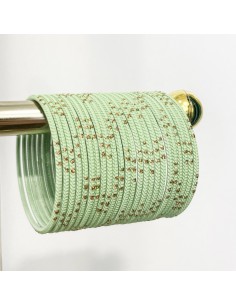 Bangles Bracelets indiens vert pistache  - 1