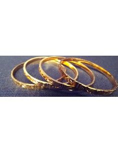 Bracelets Plaqué Or 4 pièces  - 1 2