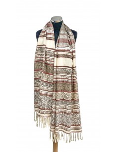 étole pashmina echarpe dupatta pas cher DC23  - 1 2