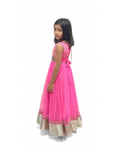 Robe indienne enfant fille pas cher Rose Deepa  - 3