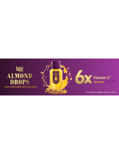 Huile Bajaj Almond drops 100ML  - 2