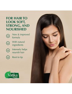 Vatika huile coco cheveux coconut oil hair  - 1 2