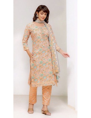 Robe indienne pakistanaise anarkali Salwar kameez Suman nawkar  - 1