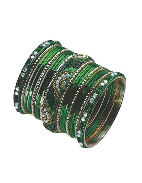 Bracelets indien vert muna Bijoux indiens