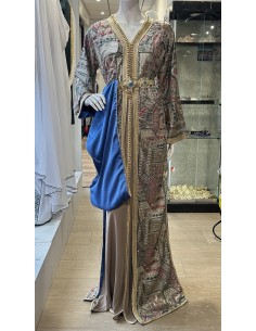 Caftan sari marocain Takchita lille location uniquement  - 1 2