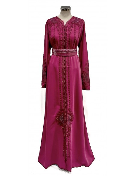 Caftan fushia caftan lille  - 1