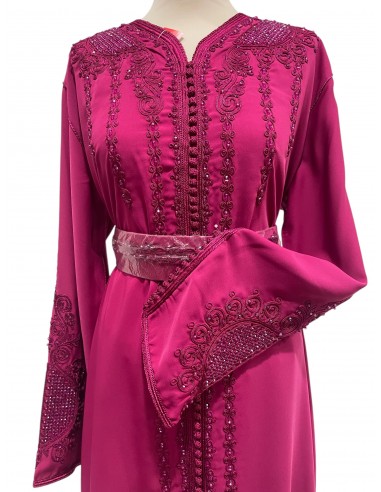 Caftan fushia caftan lille  - 2