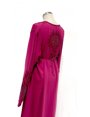 Caftan fushia caftan lille  - 3