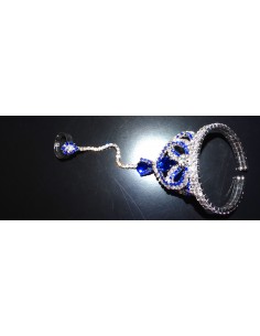 Bijoux de main Argenté & Bleu  - 3 2