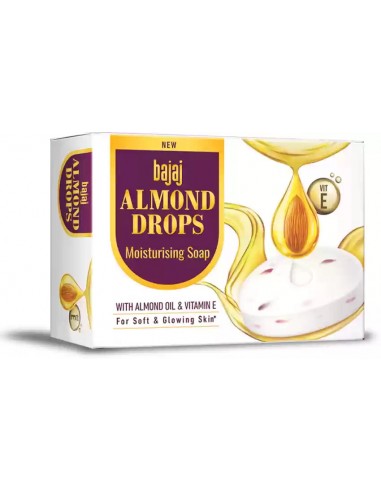 Bajaj Almond Drops - À l’Huile d’Amande et Vitamine E (125g)  - 1