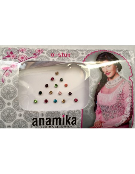 Bindi point multicouleur  - 1