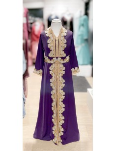 Caftan orientale Enfant Violet  - 1