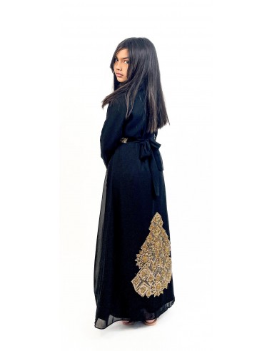 Caftan orientale fille Enfant noir  - 3