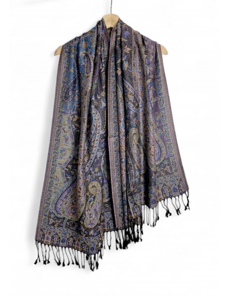châle indien motif cachemire  - 1