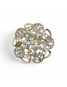 broche style vintage doré  - 1