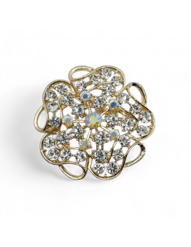 broche style vintage doré  - 1