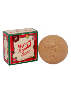 Savon Mysore Sandal Soap – Authentique savon indien au bois de santal 150g  - 1
