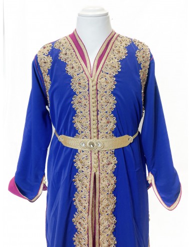 Takchita Enfant & Ado 2 Pièces – Caftan Oriental Luxe – Ceinture Incluse  - 5