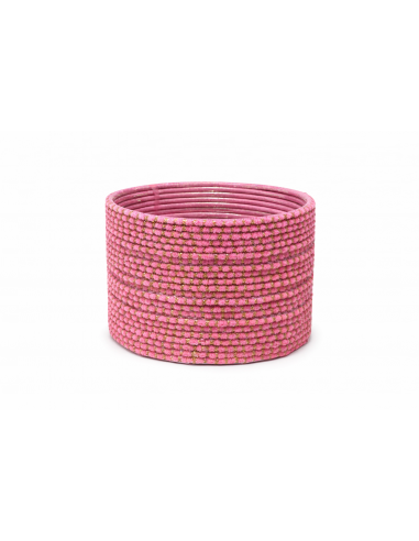 Bangles indiens scintillants – Lot – Plusieurs coloris - Rose Claire  - 1
