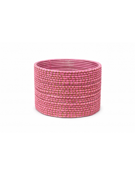 Bangles indiens scintillants – Lot – Plusieurs coloris - Rose Claire  - 1