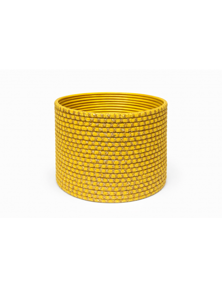 Bangles indiens scintillants – Lot – Plusieurs coloris - Jaune  - 1