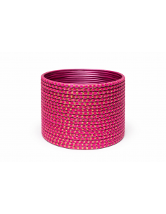 Bangles indiens scintillants – Lot – Plusieurs coloris - Rose Fuschia  - 1