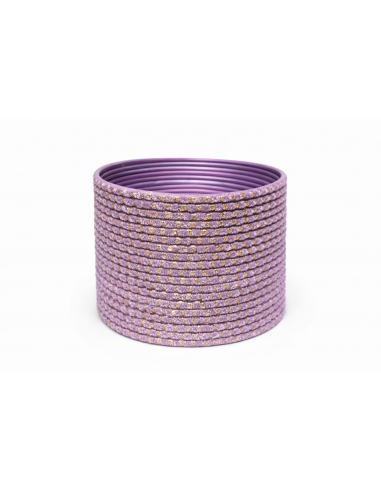Bangles indiens scintillants – Lot – Plusieurs coloris - violet  - 1