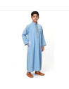 Qamis enfant garçon djellaba Kurta émirati blanc Enfant ( Tenue ind...