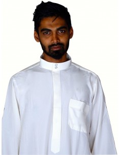 Qamis Kurta Beige  - 1 2