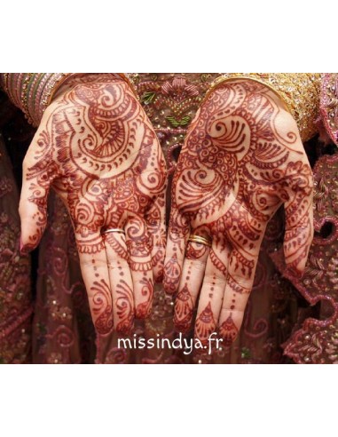 🌿 Cône de Henné Naturel Peeroo – Tatouage Mehendi Traditionnel, Henné Marron Foncé 🌿 |  - 3