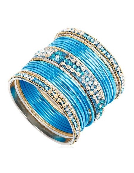 Bracelets enfant bleu doré nita  - 1