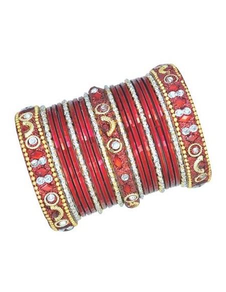 Bangles enfant rouge deepa Bijoux indiens