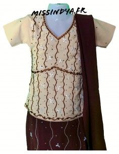 Lehenga sari indien fille... 2