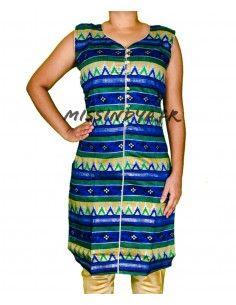 Tenue indienne salwar kameez pas cher Bleu  - 1 2