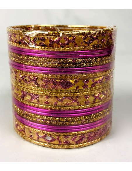 Bangles enfant Rose et doré  Bijoux indiens