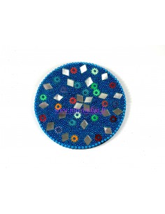 Miroir Pailleté Bleu Petit 2