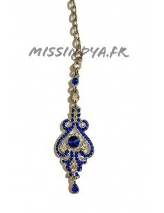 Maag Tikka Bijoux tete front bleu argente  - 1 2