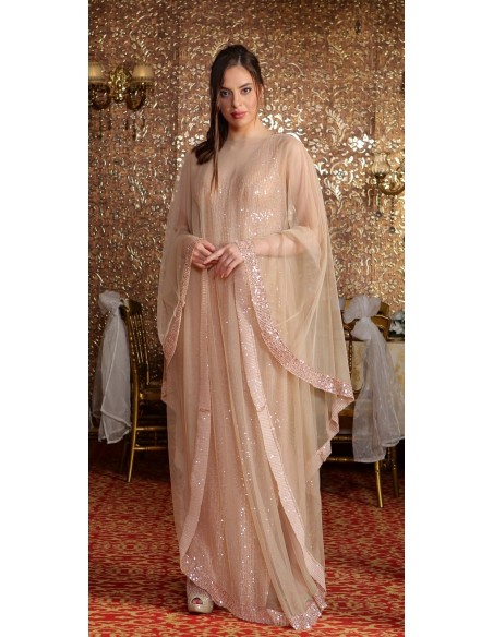 Robe de Soirée Strass dore benim  - 1