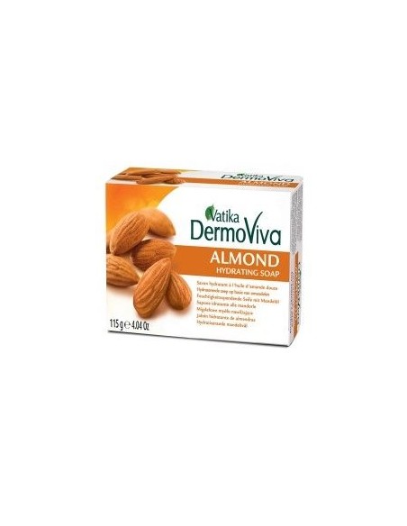 Savon Vatika Dermo Viva Almond Hydratant Produit Beauté
