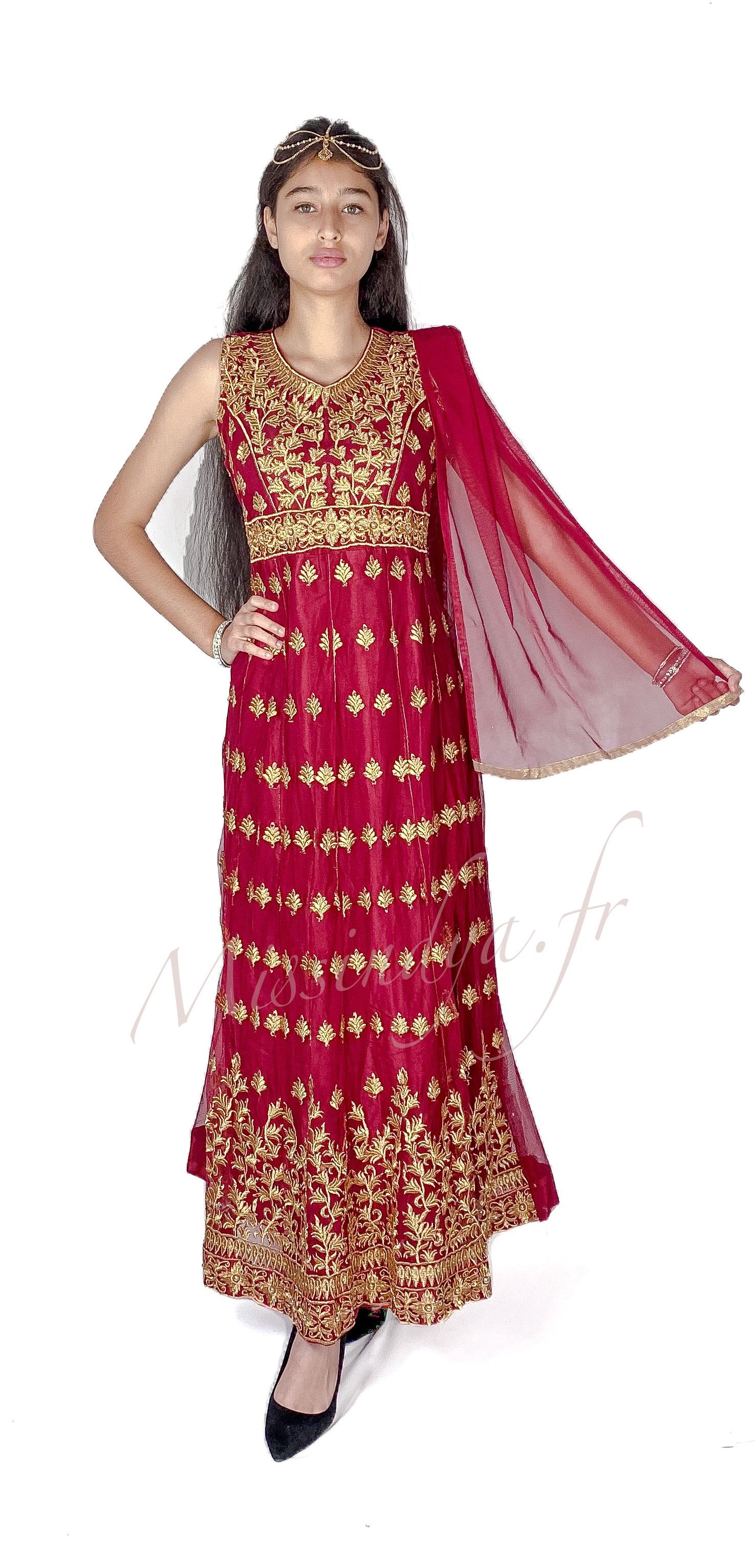 Tenue de fille indienne