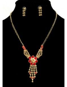 Pendentif enfant doré et ROUGE MR19  - 1 2
