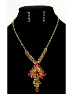 Pendentif enfant doré et rouge MR19  - 1 2