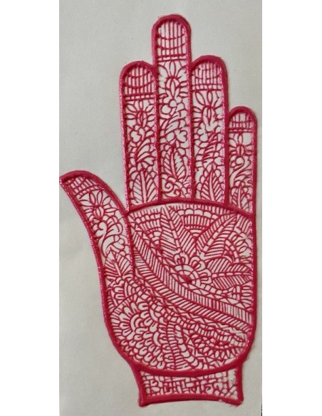 Pochoire pour henne mehendi  - 1