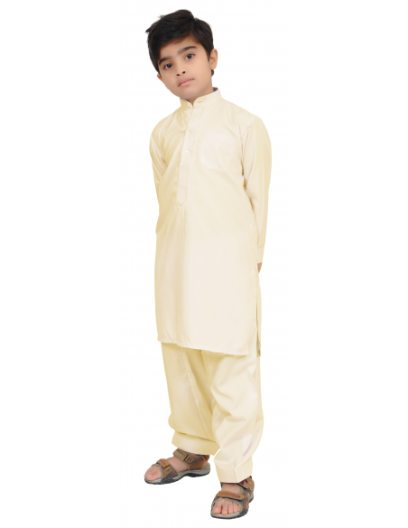 Kurta Enfant pas cher Beige  - 1
