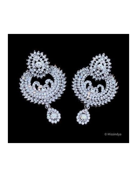 BOUCLES D'OREILLES RONDES ARGENTÉS  - 1