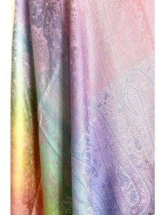 écharpe rainbow multicolor pastel  - 1 2