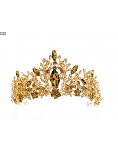 Diademe Couronne tiare ambre  - 2 2