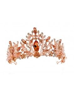 Diademe Couronne tiare ambre  - 1 2